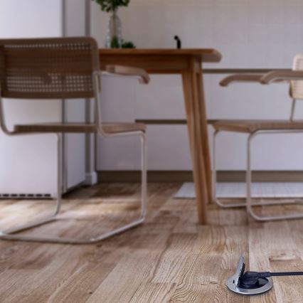 Udendørs indbygget gulv socket IP55 rund
