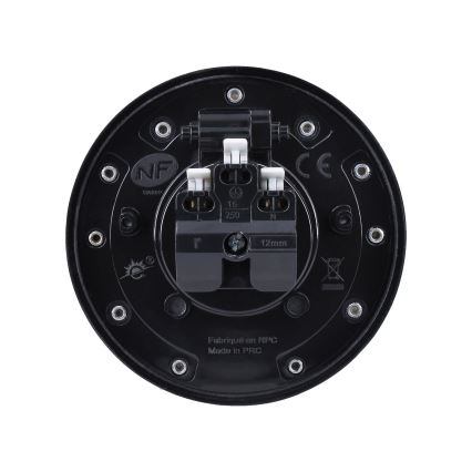 Udendørs indbygget gulv socket IP55 rund