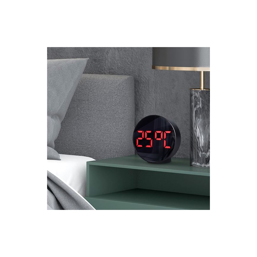 Digitalt vækkeur med alarm 5V/3xAAA