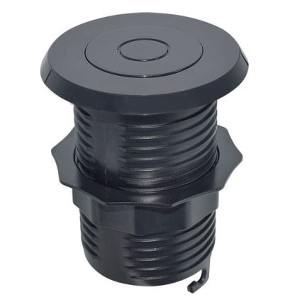 Indbygget USB oplader USB A+C sort