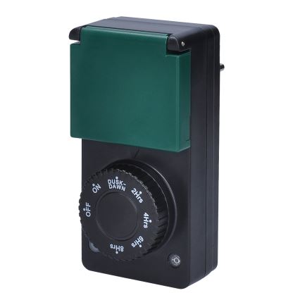 Timer med skumringssensor 3600W/230V IP44