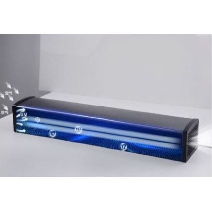 Indirekte bakteriedræbende UV-lampe 2G11/36W/230V/2x AAA + fjernbetjening