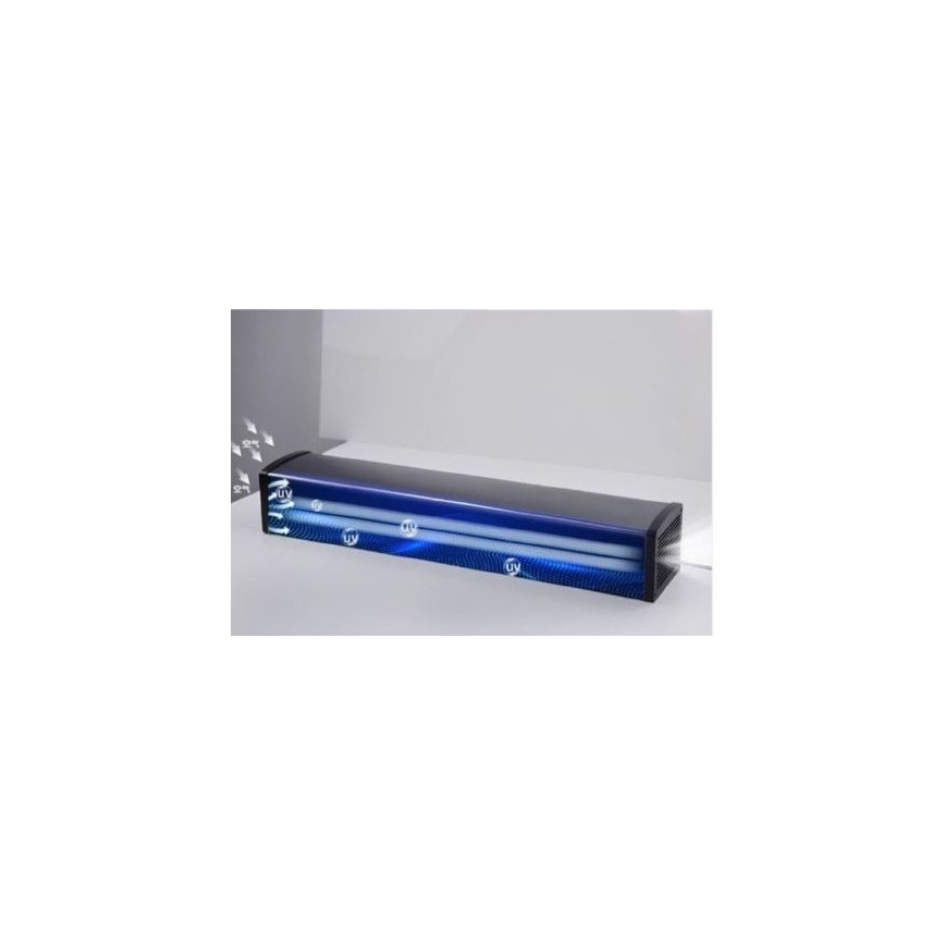 Indirekte bakteriedræbende UV-lampe 2G11/36W/230V/2x AAA + fjernbetjening