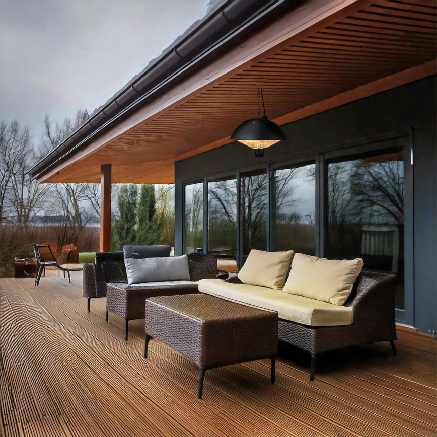 Hængende infrarød varmer 1500/2000W/230V IP24