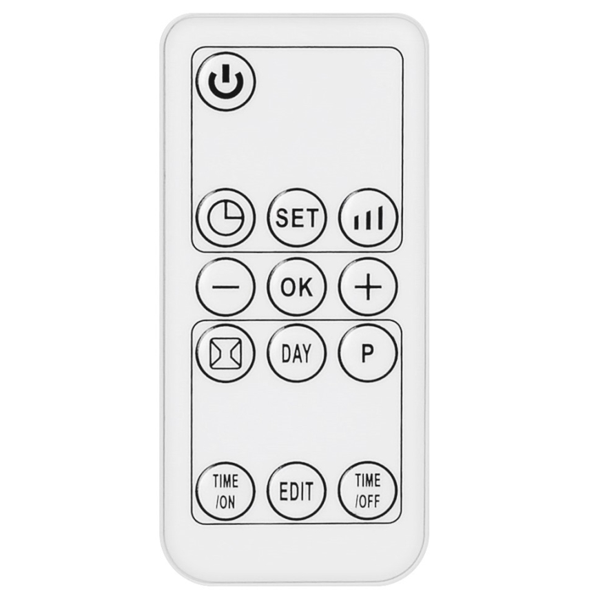 Keramisk varmeelement til badeværelse 1000/2000W/230V IP22 + fjernbetjening