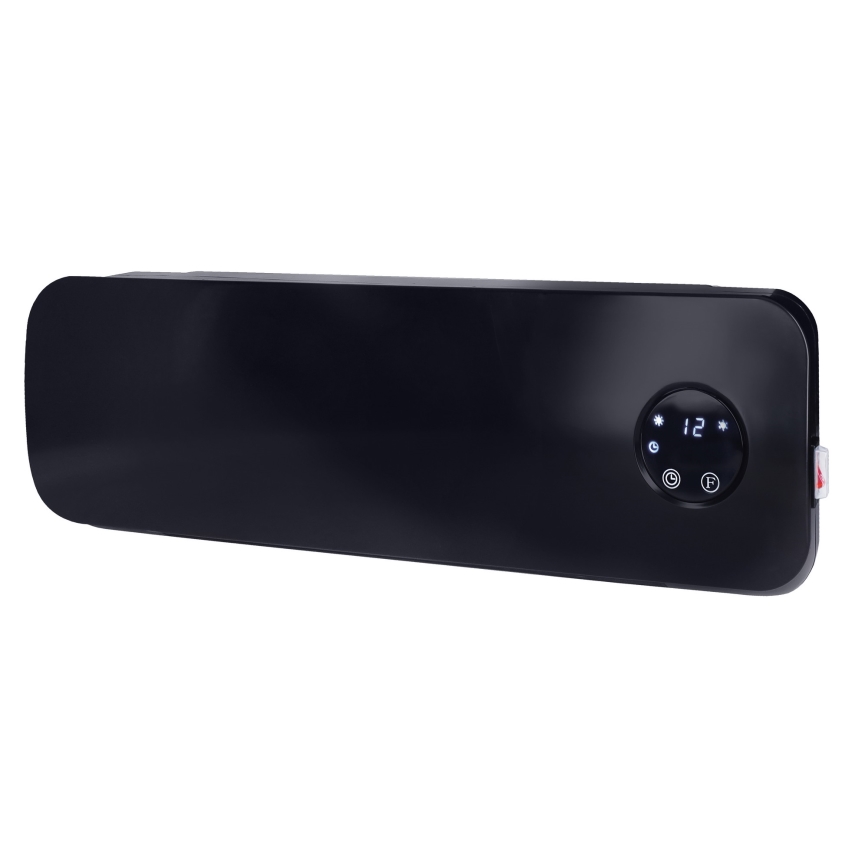 Keramisk badeværelsesvarmer 1000/2000 W, 230 V, IP24 – med fjernbetjening