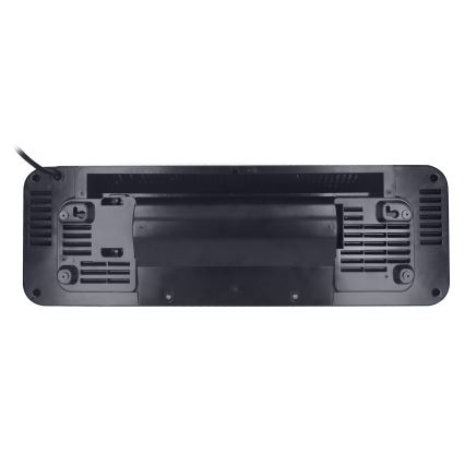 Keramisk badeværelsesvarmer 1000/2000 W, 230 V, IP24 – med fjernbetjening