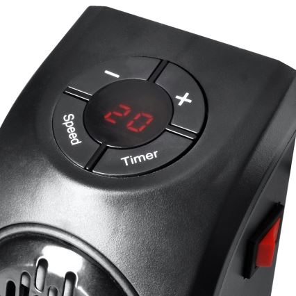 Mini-ventilator med keramisk varmeelement 350W/230V