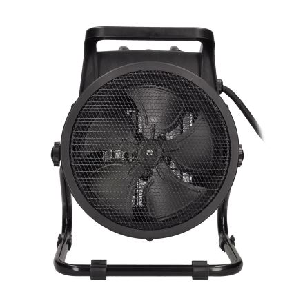 Gulvventilator med keramisk varmeelement 3000W/230V sort