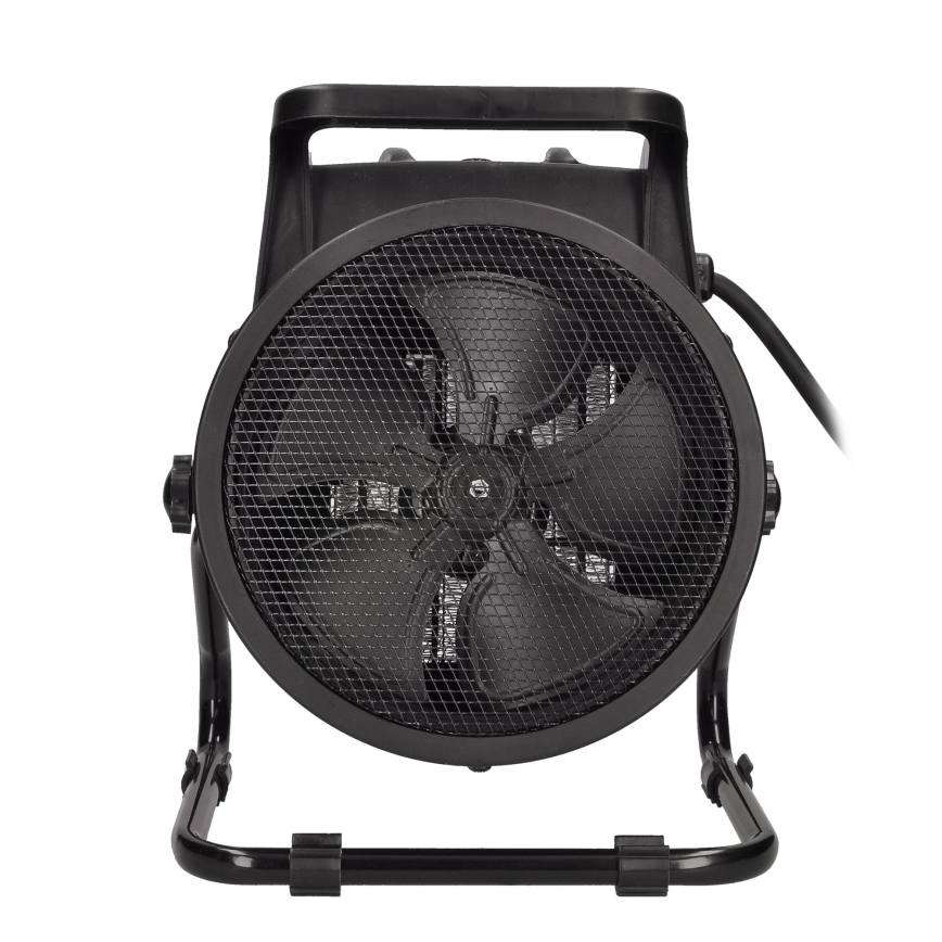 Gulvventilator med keramisk varmeelement 3000W/230V sort