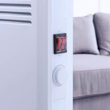 Varmelufter m. termostat 2000W/230V IPX4