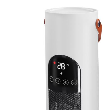 Tårnventilator med varmelegeme 2000W/230V + fjernbetjening