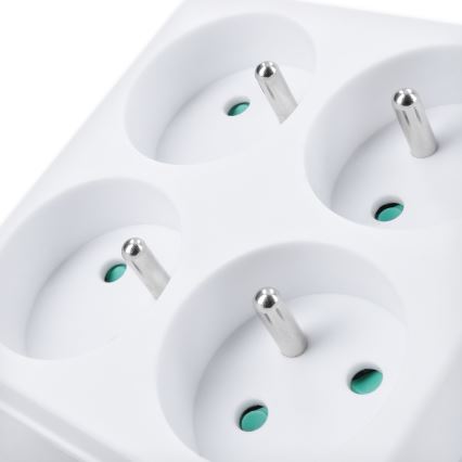 Fordelingsdåse 4x 10A hvid