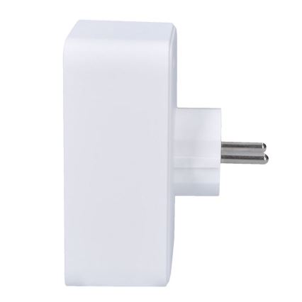 Grenudtag 1x16A+2x 2,5A med 2x USB A+C-oplader, hvid
