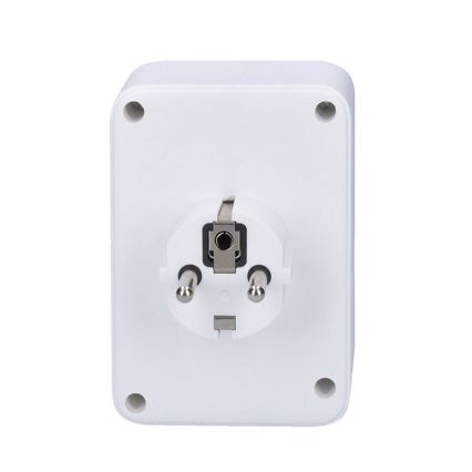 Grenudtag 1x16A+2x 2,5A med 2x USB A+C-oplader, hvid