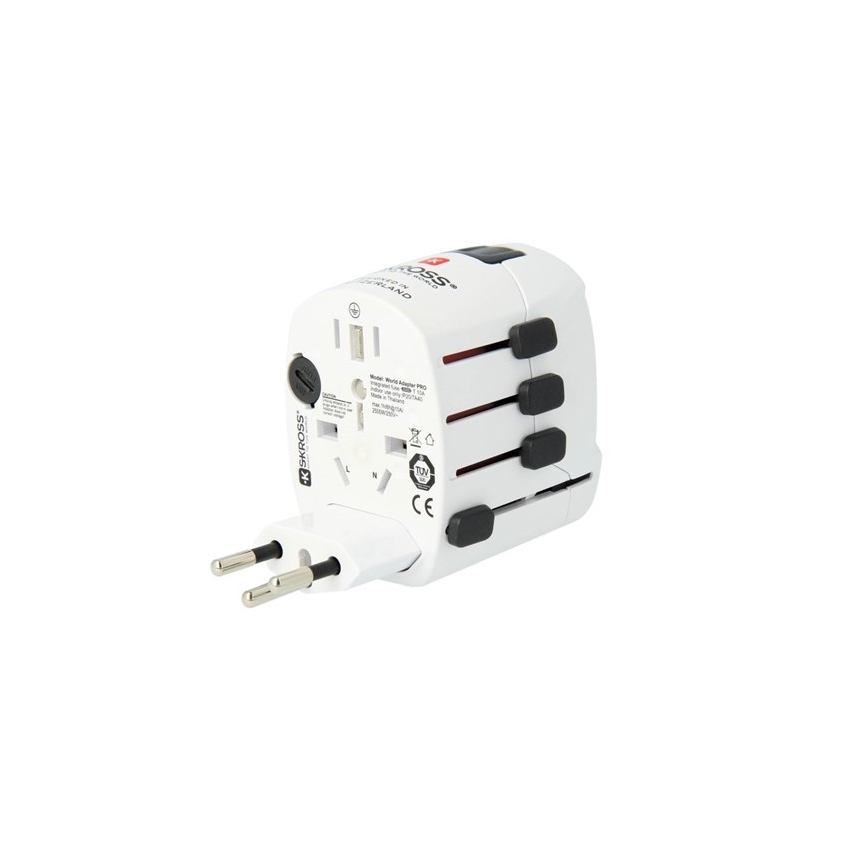 Universal rejseadapter 6,3A