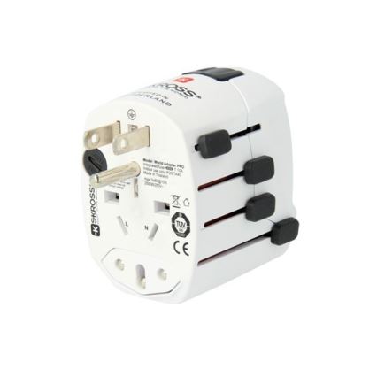 Universel rejseadapter til hele verden 230V + USB-port