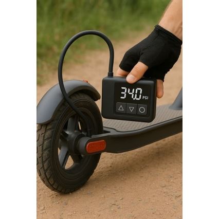 Digital lommekompressor 500 mAh 5V sort