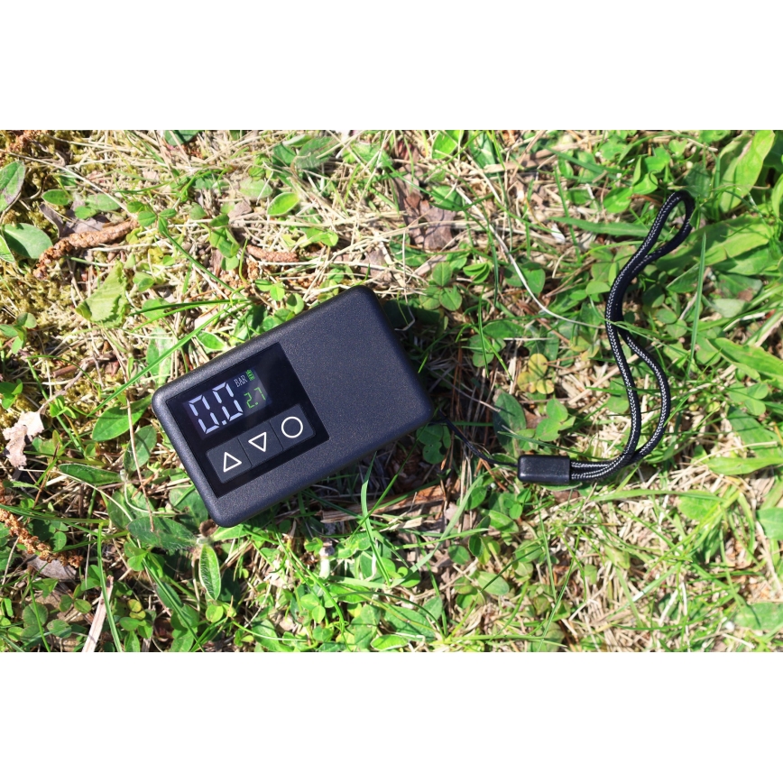 Digital lommekompressor 500 mAh 5V sort