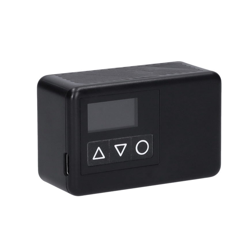 Digital lommekompressor 500 mAh 5V sort