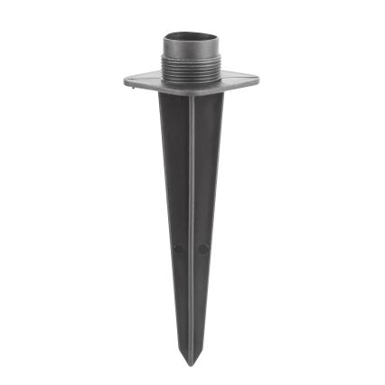 Udendørslampe med 2 stikkontakter 1xE14/15W/230V IP44 sort