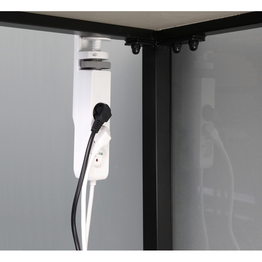 Stikkontakt søjle til bordplade 3x230V + 2xUSB-C + 1xUSB-A hvid