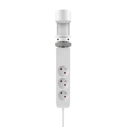 Stikkontakt søjle til bordplade 3x230V + 2xUSB-C + 1xUSB-A hvid
