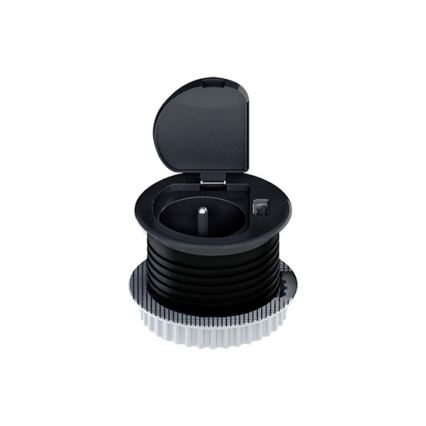 Stikkontakt med USB og låg 230V