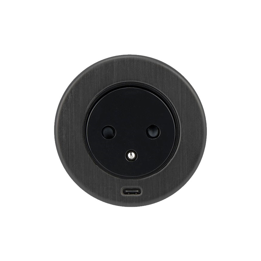 Indbygget stikkontakt med USB-port 1Z + 1xUSB-C 230V
