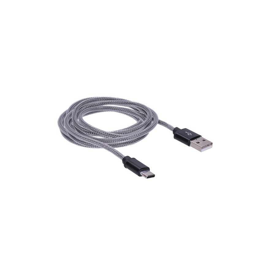 USB-kabel USB 2.0 A stik/USB C stikl 2m
