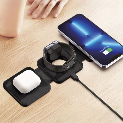 Trådløs oplader 3-i-1 15 W