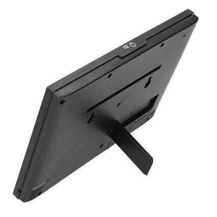 Vejrstation med farvet display 5V/2xAAA, sort