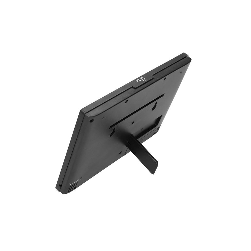 Vejrstation med farvet display 5V/2xAAA, sort