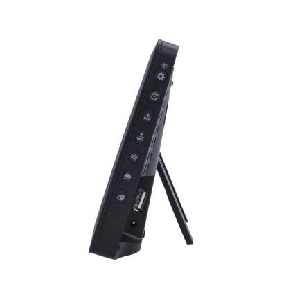 Profofesionální meteostanice m. LCD-farvedisplay 5V/2xAA + 3xAA + 2xAA Wi-Fi Tuya