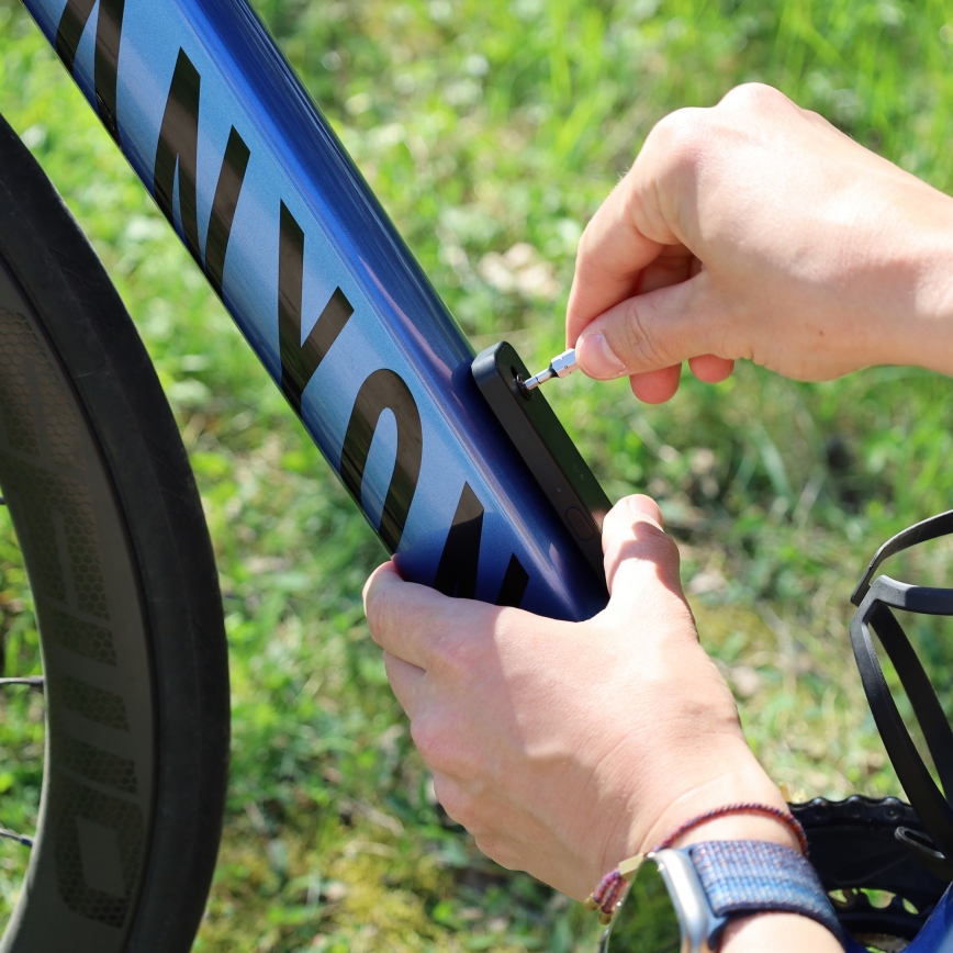 Sporingsenhed til cykel, kompatibel med Apple Find My