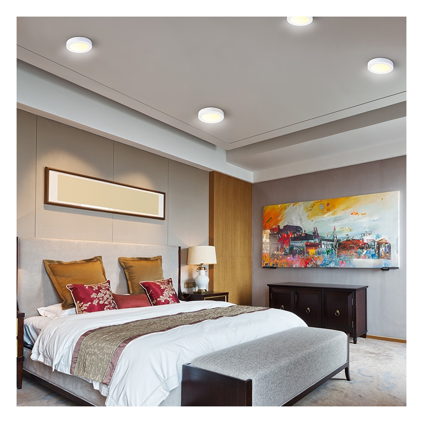 LED loftlampe LED/12W/230V 3000/4000/6000K Ø 17 cm hvid