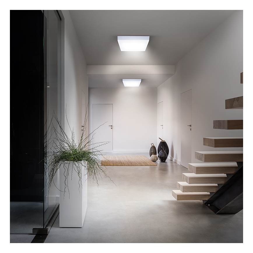 LED loftlampe LED/12W/230V 3000/4000/6000K 17x17 cm hvid