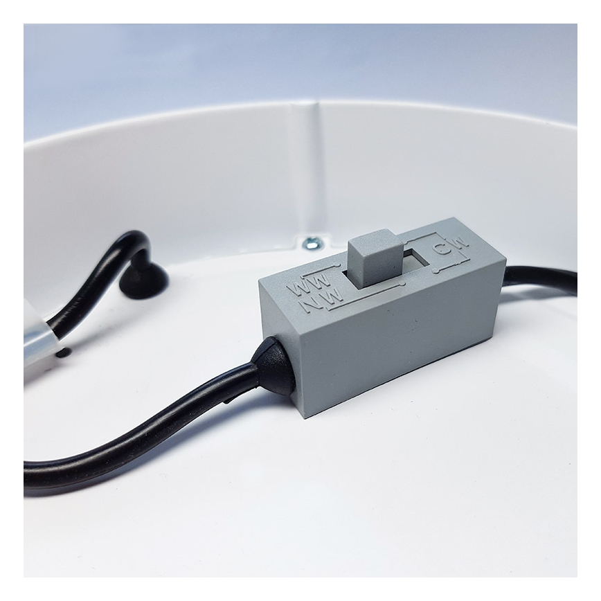 LED loftlampe LED/18W/230V 3000/4000/6000K 22,5x22,5 cm hvid