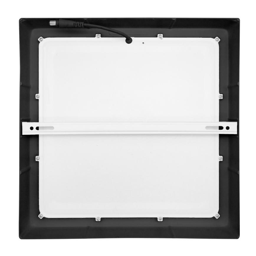LED loftlampe LED/24W/230V 3000/4000/6000K sort kantet