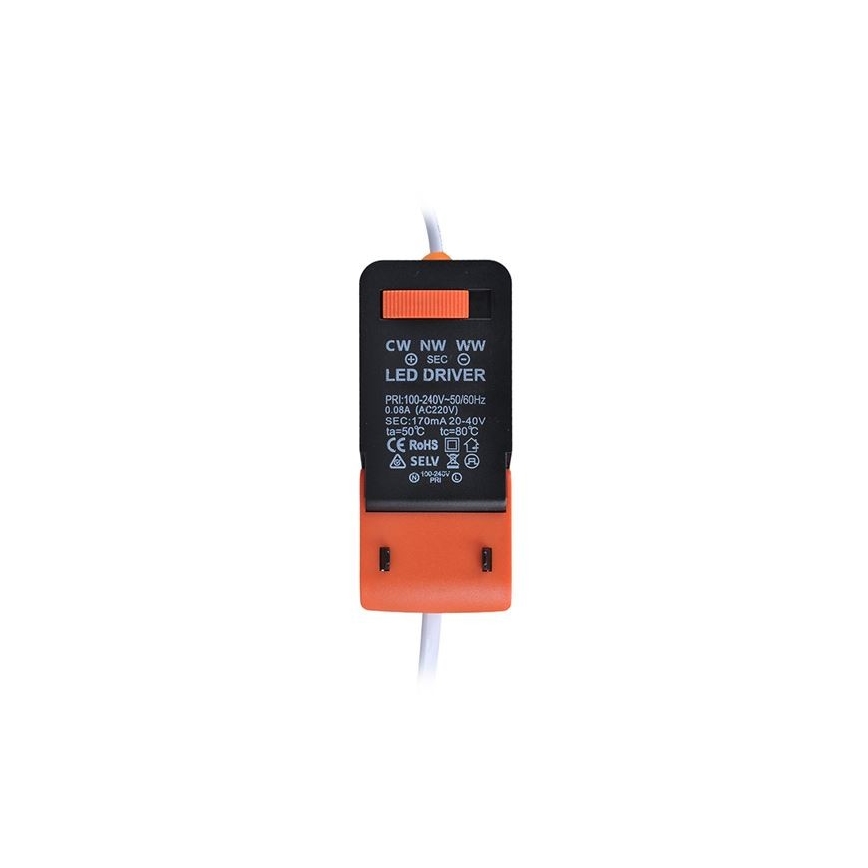 LED indbygningslampe til badeværelse LED/8W/230V 3000K/4000K/6400K IP44