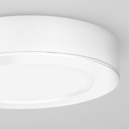 LED påbygget/indbygningspanel 2-i-1 LED/12W/230V 3000/4000/6000K Ø17 cm IP54 hvid