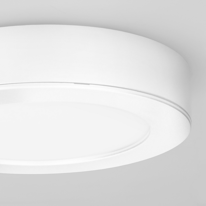 LED påbygget/indbygningspanel 2-i-1 LED/12W/230V 3000/4000/6000K Ø17 cm IP54 hvid