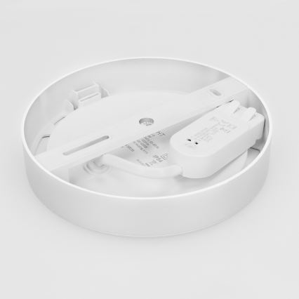 LED påbygget/indbygningspanel 2-i-1 LED/12W/230V 3000/4000/6000K Ø17 cm IP54 hvid