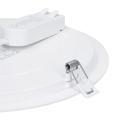 LED påbygget/indbygningspanel 2-i-1 LED/12W/230V 3000/4000/6000K Ø17 cm IP54 hvid