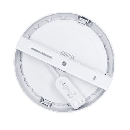 LED overflade-/indbygningspanel 2-i-1 18W/230V 3000/4000/6000K Ø 22,5 cm IP54 stř