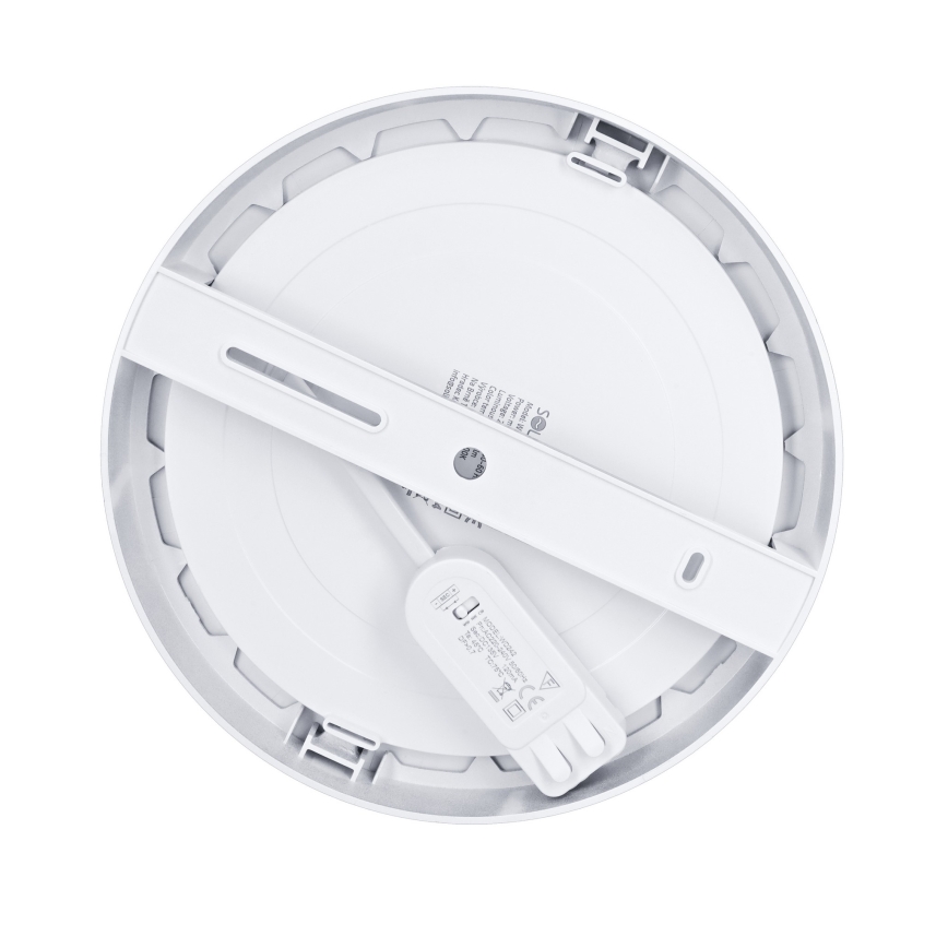 LED overflade-/indbygningspanel 2-i-1 18W/230V 3000/4000/6000K Ø 22,5 cm IP54 stř