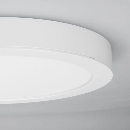 LED påbygget/indbygget panel 2-i-1 18W/230V 3000/4000/6000K Ø22,5 cm IP54 hvid