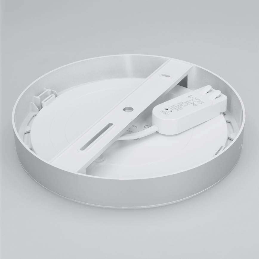 LED påbygget/indbygget panel 2-i-1 18W/230V 3000/4000/6000K Ø22,5 cm IP54 hvid