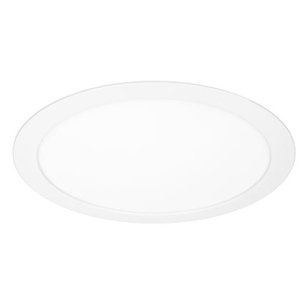 LED påbygget/indbygningspanel 2-i-1 24W/230V 3000/4000/6000K Ø 30 cm IP54 hvid