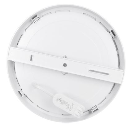 LED påbygget/indbygningspanel 2-i-1 24W/230V 3000/4000/6000K Ø 30 cm IP54 hvid